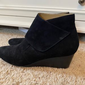 Simplysoles black suede bootie